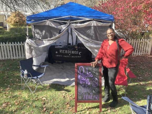 Jennifer Brown’s psychic booth, Divine Intuitions