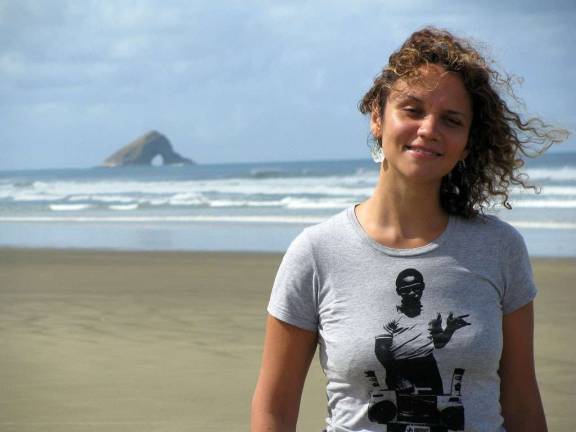 Television writer/producer Sarah Jackson will talk about the two years she said she was lost in the South Pacific in search of meaning, only to find it right here at home in Warwick.