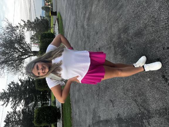 Sophia B. ready for seventh grade.