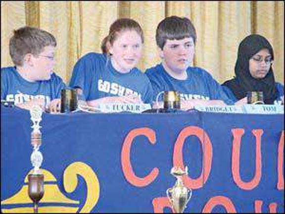 Goshen students place third in Orange County Quiz Bowl