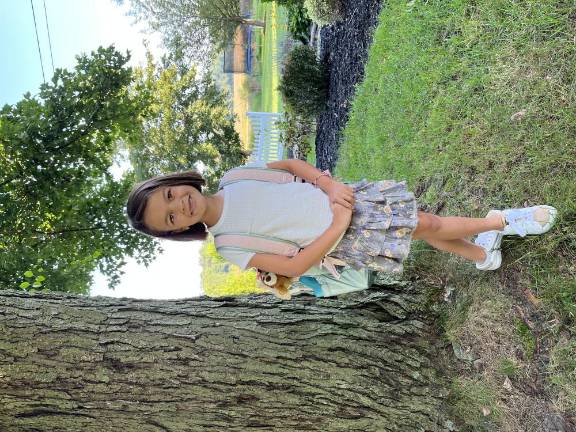 Kennedy off to second grade.