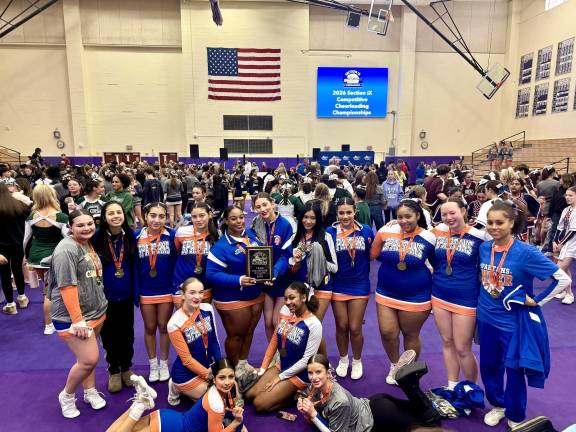 FUFSD cheerleading recognized as a scholar-athlete team.