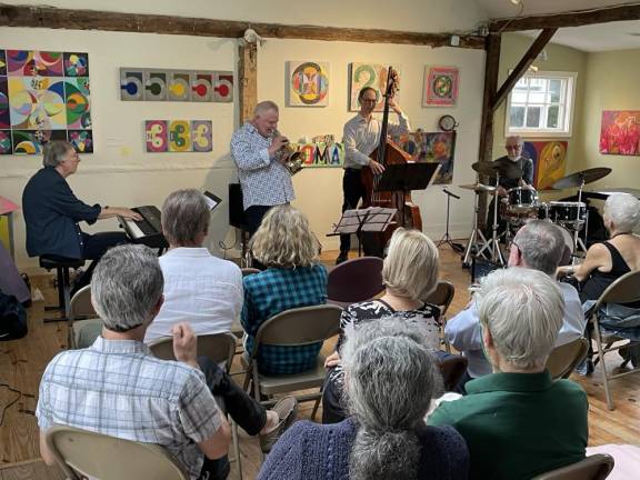 The Soartet’s performance at Amity Gallery on April 28.