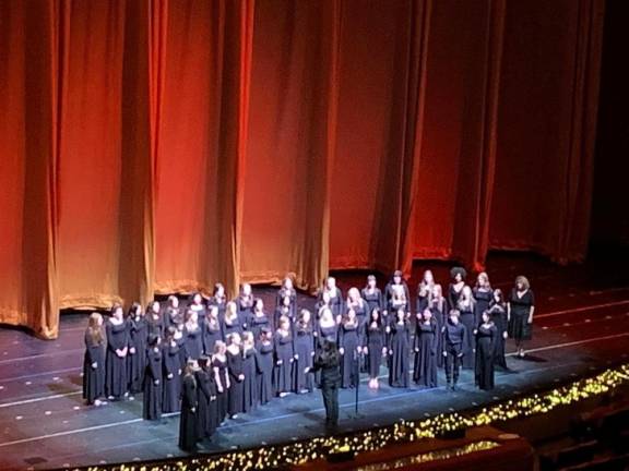 Warwick high schools performed on the Radio City Great Stage on December 4.