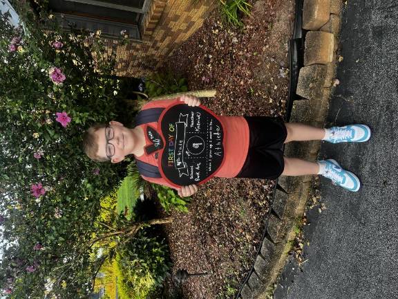 Nicholas B. gearing up for a new year at Park Ave.