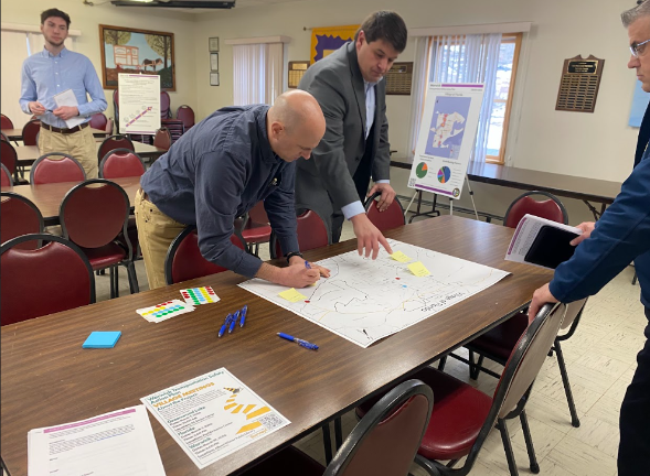 Village of Florida residents share input on transportation safety.