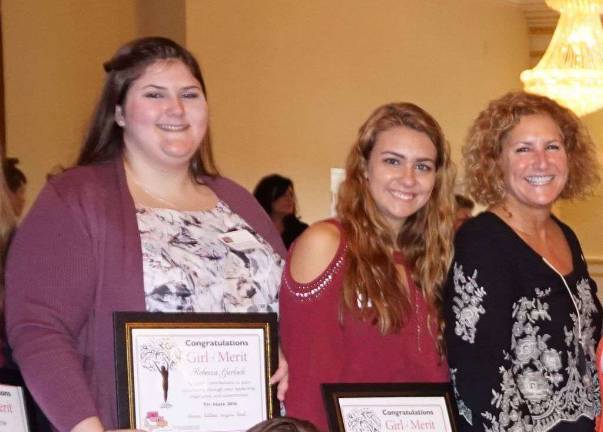 Rebecca Garloch and Sabrina Rice with Girls World's Varinda Missett at last year's Girls World Expo.