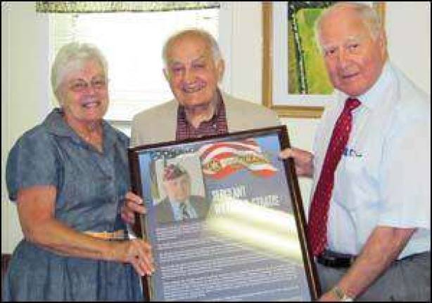 Larkin honors local veteran for his service