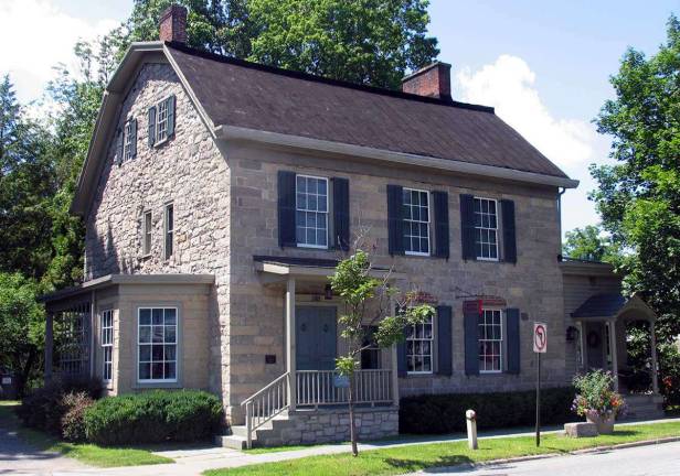 Photo courtesy of the Warwick Historical Society In 1766, Francis Baird built a limestone residence, tavern and inn to house travelers on the King's Highway. More than 200 years later, Elizabeth Van Lear sold a valuable painting by Eugene Delacroix to purchase the building when it was on the verge of demolition and then donated it to the Warwick Historical Society in 1991.