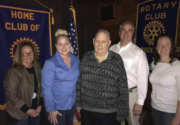 Rotarians induct two new members