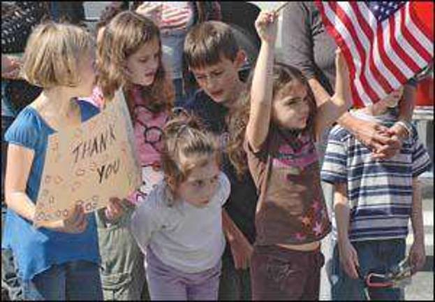 Honoring a fallen Marine