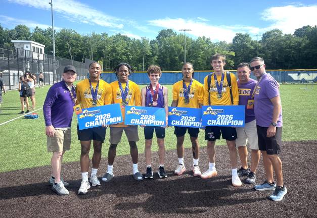 Warwick Valley Central School District boys track and field coach Mike Potter received the U.S. Track and Field and Cross Country Coach of the Year for New York State.