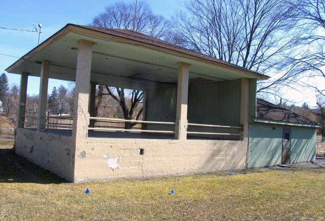 Photo by Roger Gavan A recent photo of the bandstand in Stanley-Deming Park.