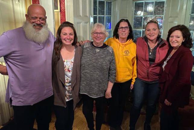 Planning is in full gear for the annual Warwick Holiday Party for Children in Need. Among those organizing the Dec. 11 event at the Warwick Reformed Church are, left to right: Wayne Patterson, Erin Andersen, Claire Gabelmann, Joyce Perron and Tina Buck. Provided photo.