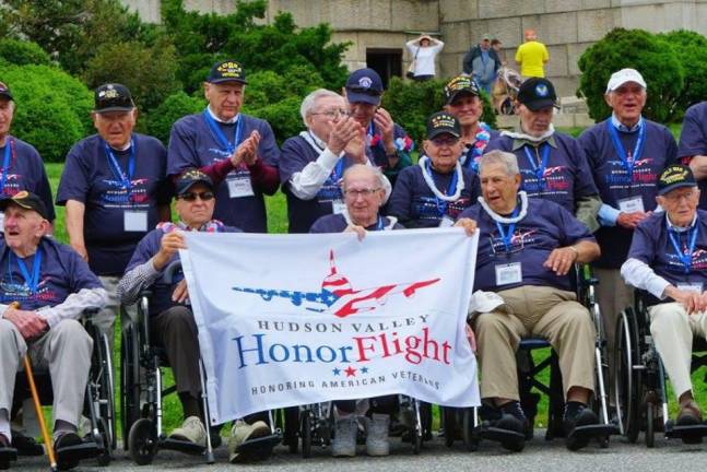 Hudson Valley Honor Flight veterans