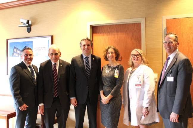 Sen. James Skoufis, Assm. Jonathan Jacobson join leaders from OC hospitals to announce new grant incentive for pediatric readiness.