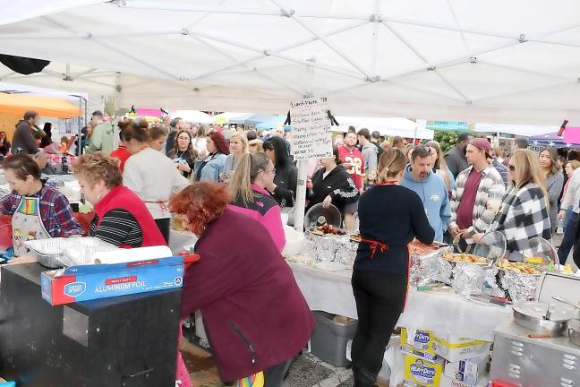 A popular food vendor at Applefest is Polish Authentic Food from Monroe.