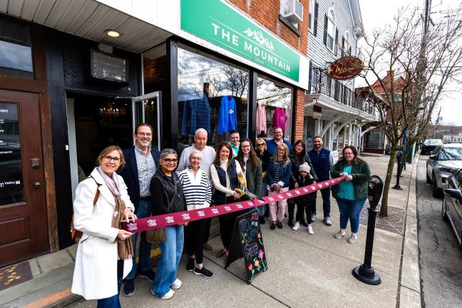 The Mountain Store celebrates its ribbon cutting in Warwick.