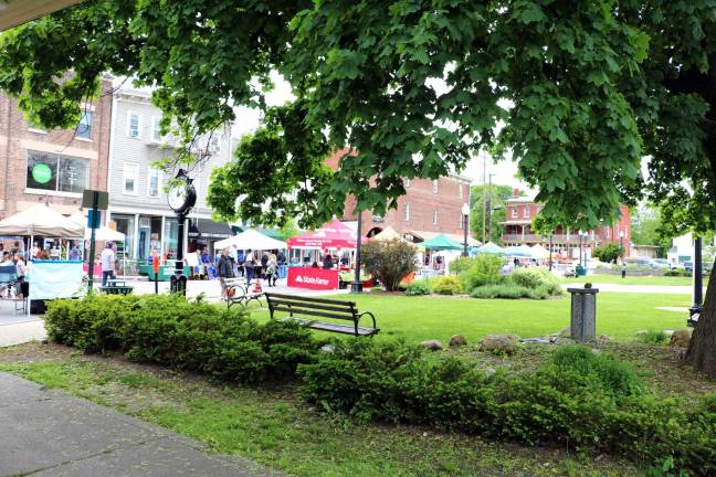 The annual event held along Main Street and Railroad Avenue (pictured here) showcased area businesses, both storefront and home-based, introducing local products and services as well as networking opportunities.