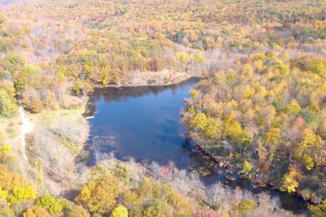 Robert G. Breese, a remote pilot certified drone photographer (among other photographic skills), shared this aerial view of Cascade Lake on the afternoon of Tuesday, Oct. 20.