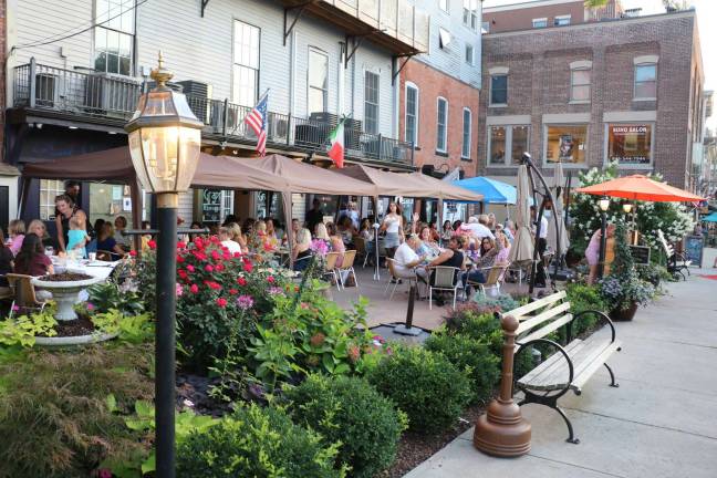 From an economic perspective, this year's Ladies Night Out again produced a boost in sales for the downtown merchants. And Warwick restaurants, both in and outside of the village, were packed