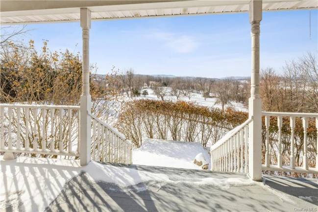 Big house, barn, pastures and mountain views