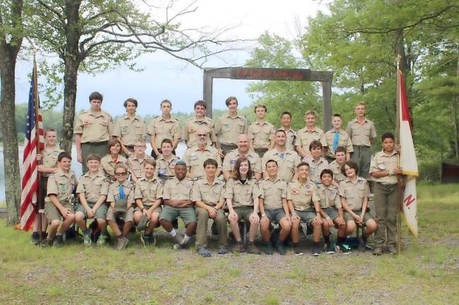 Boy Scout Troop 45 has been busy this summer