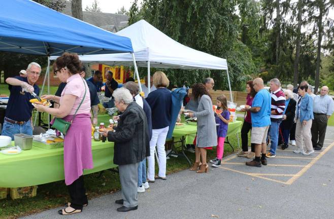 Parishioners at Warwick&#x2019;s RC Church of St. Stephen had been praying for good weather and their prayers were answered.