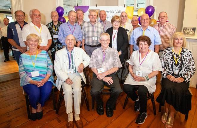The Warwick Valley High School Class of 1961 joined the Class of 1960 for a joint class reunion.