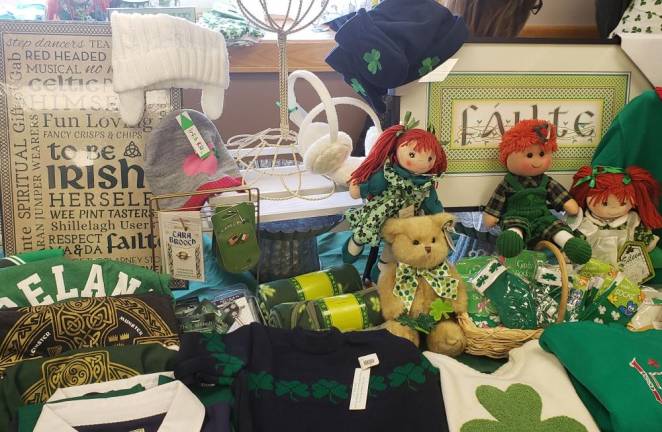 Irish promotional items table