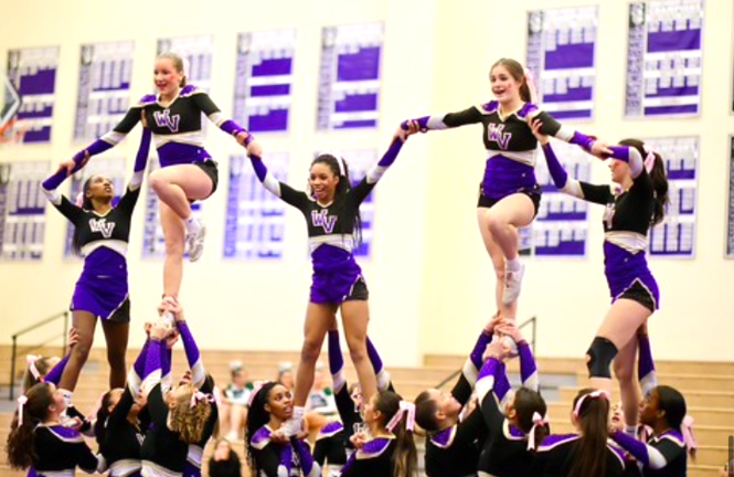 Warwick Valley Wildcats Varsity Cheer team captured the Section IX Class B Championship on Saturday, Feb. 21.