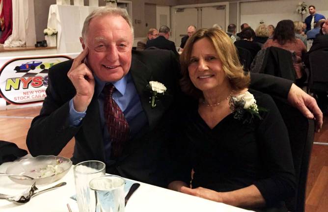 Rich Eurich with his wife, Diane, at the NYSSCA banquet last month.