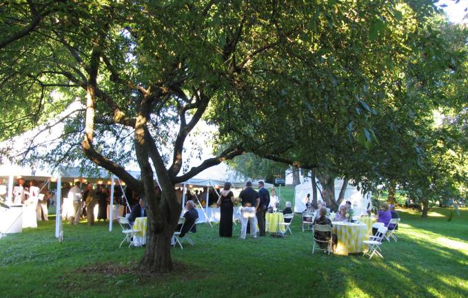 Photo by Roger Gavan On Saturday evening, more than 150 guests spent a picture perfect summer evening at the annual Under the Tent Party sponsored by The Historical Society of the Town of Warwick. Many more photographs can be found online at warwickadvertiser.com.