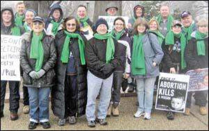 St. Stephen's parishioners join 2012 March for Life in D.C.