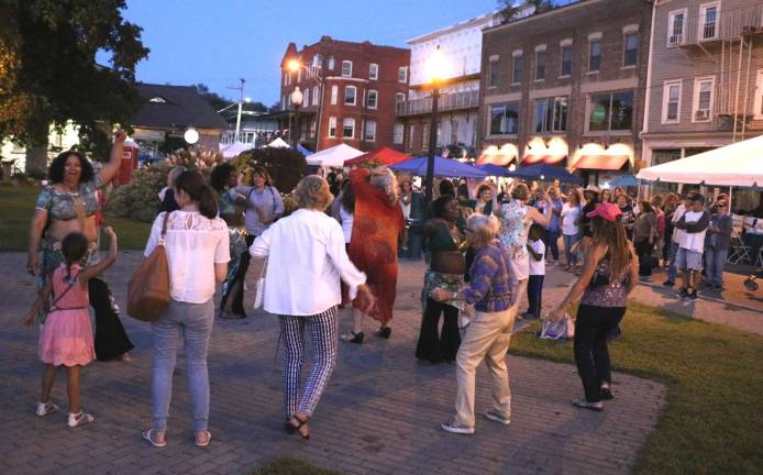 Everyone was invited to dance.