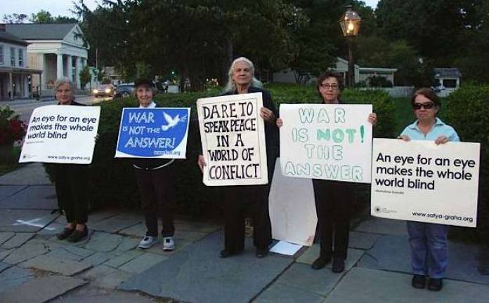 Warwick Women in Black join nationwide vigils