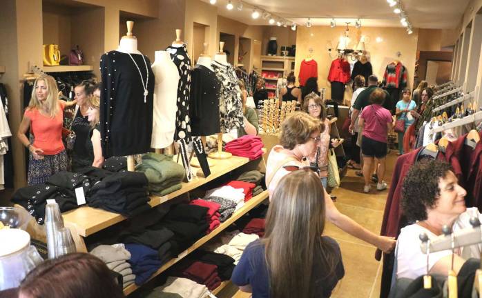 From an economic perspective, this year's Ladies Night Out again produced a boost in sales for the downtown merchants like Style Counsel.