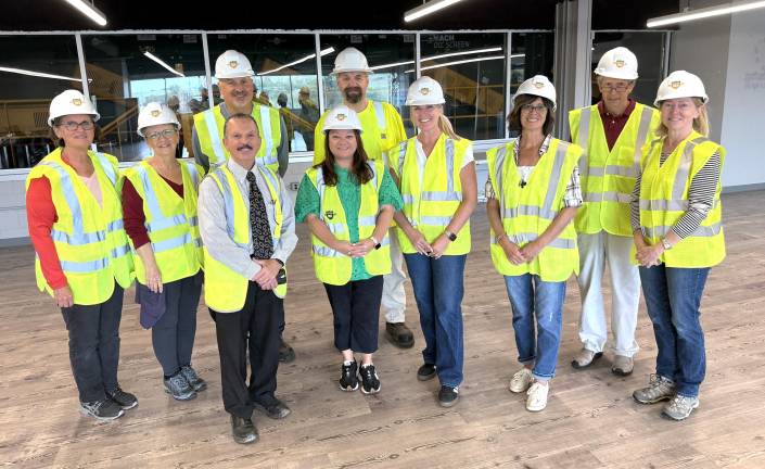 The team of Town of Warwick representatives assembled from Sustainable Warwick and the Climate Smart Committee visited Interstate Waste Services in North Arlington, N.J. earlier this month.