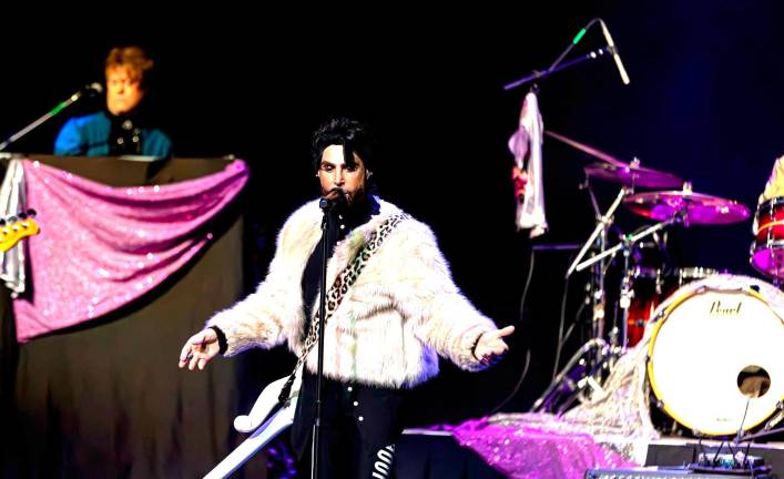 Marshall Charloff &amp; The Purple Xperience deliver the ultimate Prince tribute at the Sugar Loaf Performing Arts Center on Oct. 2.