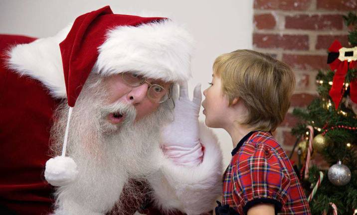 Photo courtesy of Angela Cook Santa Claus, also known as Tim Stocken, is coming to Akins Pharmacy on Saturday, Dec. 23.
