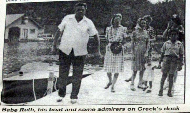 Babe Ruth and his getaway in Greenwood Lake