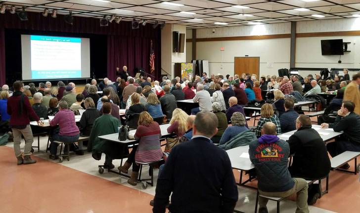 Photo provided by Geoffrey Howard Residents from all over the Town gathered in December to share their ideas for Warwick&#x2019;s future.