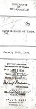 The original Certificate of Incorporation for The Warwick Board of Trade, Inc., the precurser to the Warwick Valley Chamber of Commerce, filed Jan. 26, 1939.