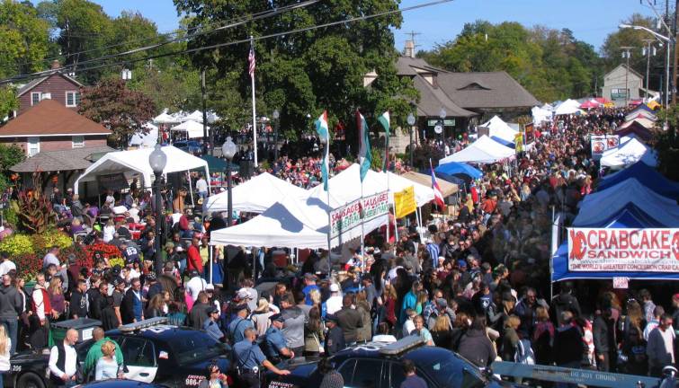 File photo by Roger Gavan Applefest has become one of the top fall events in the Northeast, attracting large crowds to the village of Warwick.