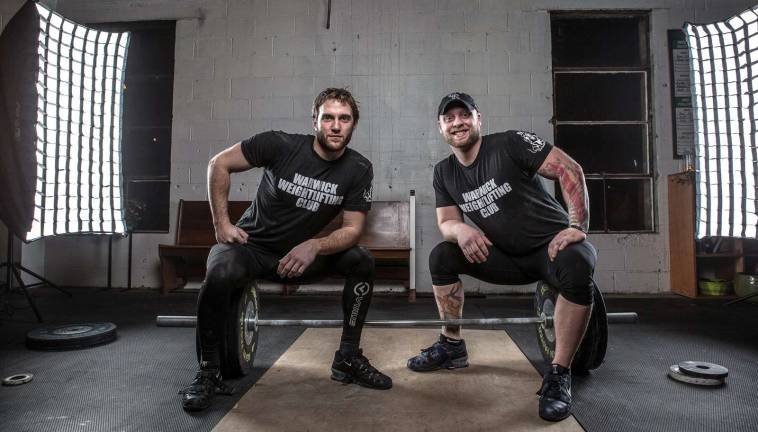 Provided photo Ryan Hansen, right, and Ben Chianchiano representing Intrepid Strength and Conditioning and the Warwick Weightlifting Club, are competing this week in Reno, Nevada. They both recently qualified for the American Open Weightlifting Championships taking place on Dec 3-6 in Reno.