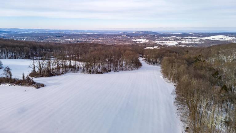 The Town of Warwick has partnered with Open Space Institute to preserve the 313 acres around the Warwick Conference Center pictured here in January 2026.