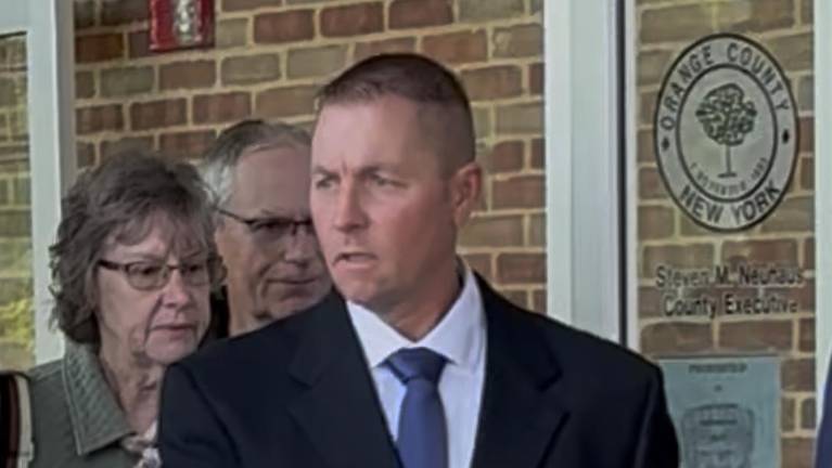 Town of Chester Highway Superintendent John Reilly leaves county court Monday, June 2.
