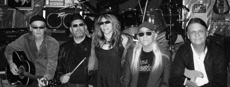 Members of the band Red Riding Hood and the Big Bad Wolves, from left, Dave Vandover, Freddy Mulharin, Renata Daria, Larry Heintz and Dan Powaltz.