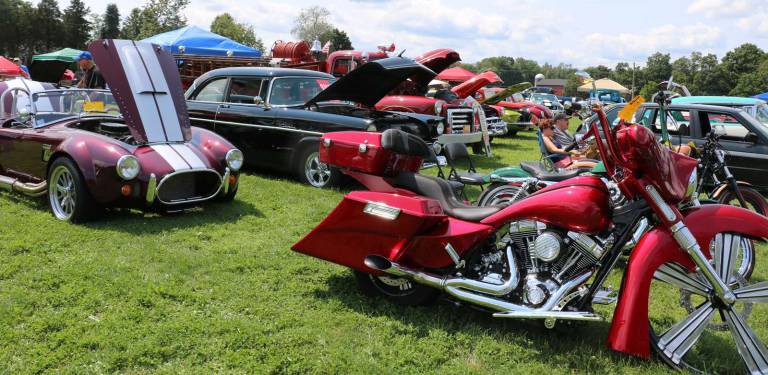 The all-day fund raiser also featured a spectacular car show.