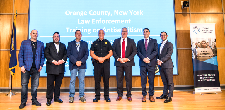 The Orange County Sheriff’s Office, in partnership with Combat Antisemitism Movement (CAM), hosted a specialized training to identify antisemitic extremism.